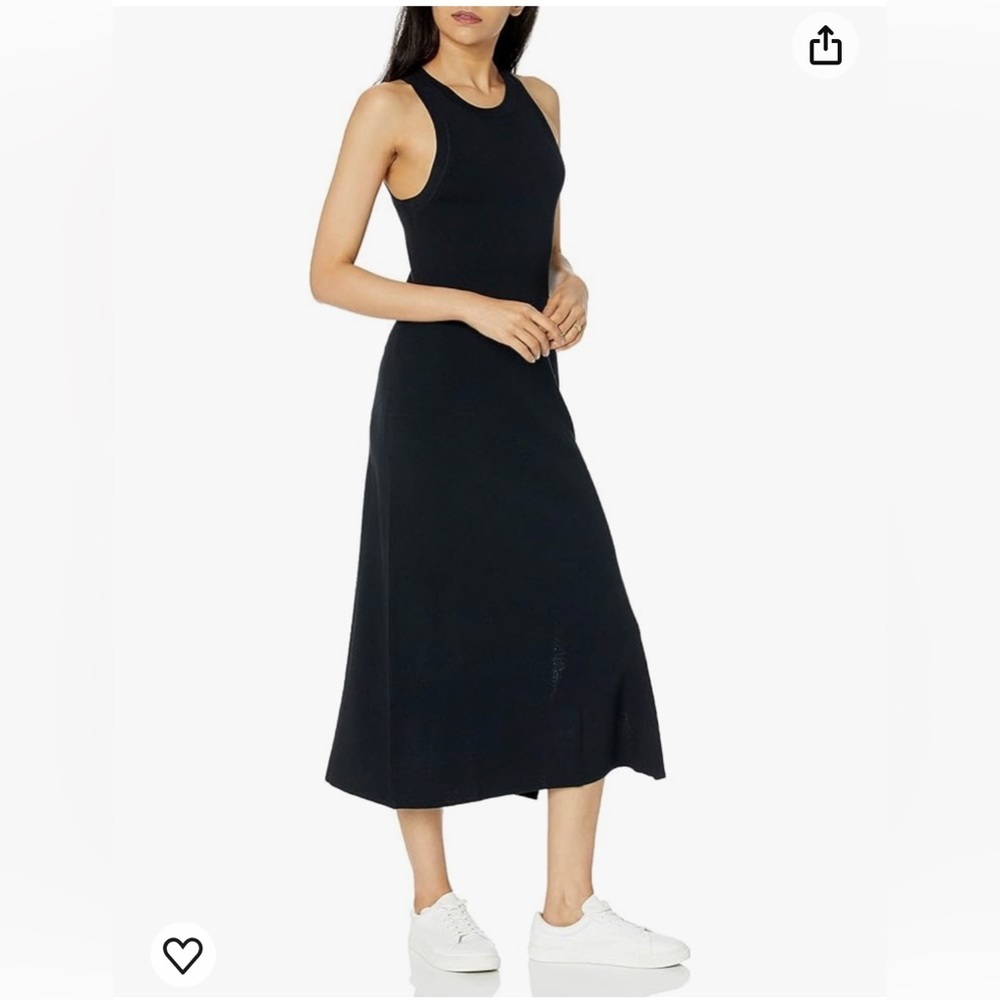 The Drop Women's Gabriela High Neck Cut-in A-line Side-Slit Maxi Sweater… - Picture 2 of 8
